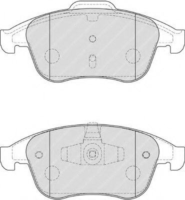 FERODO FSL4181 Brake Pad Set, disc brake
